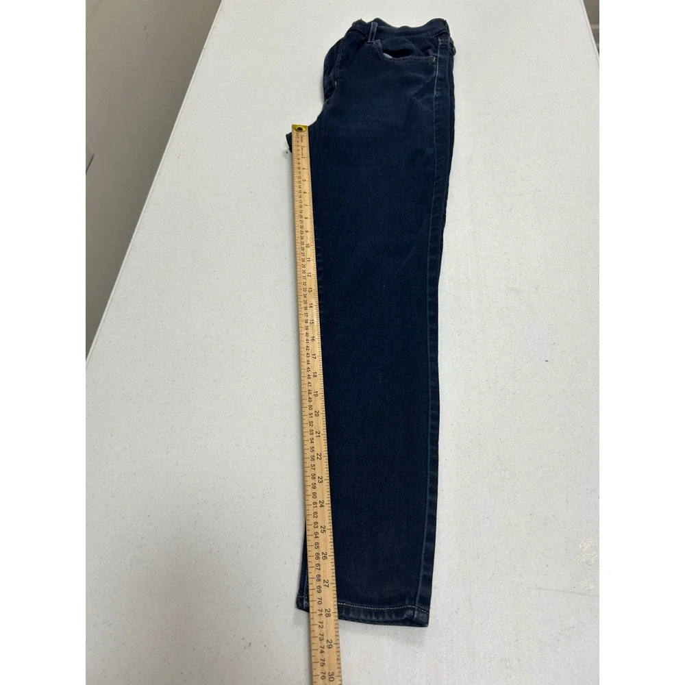 Levis 720 High Rise Super Skinny Jeans Dark Wash Indigo Womens 32 Stretch‎ 4864
